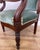 Wood Antique French Style Armchair in Walnut For Sale - Image 7 of 16