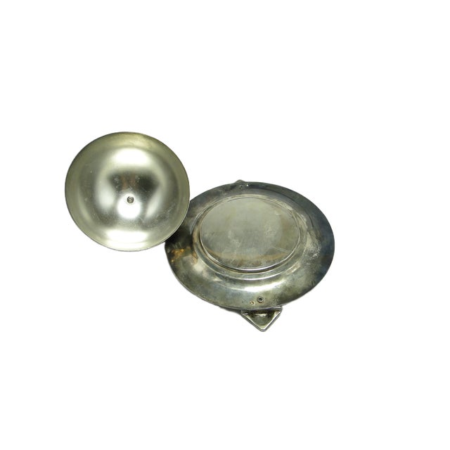 Art Deco Butter Bowl, Belgium, 1950s For Sale - Image 4 of 6