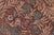 Art Nouveau Boho Chic Floral 1990's Pak-Persian Brown/Green Wool Round Rug - 8'0'' X 8'1'' For Sale - Image 3 of 9