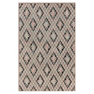 Doris Leslie Blau Vintage Botanic Hooked Rug For Sale