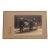 Early 20th Century Rickshaw Cabinet Card Nagasaki Japan European American White Man Woman Historical Image For Sale
