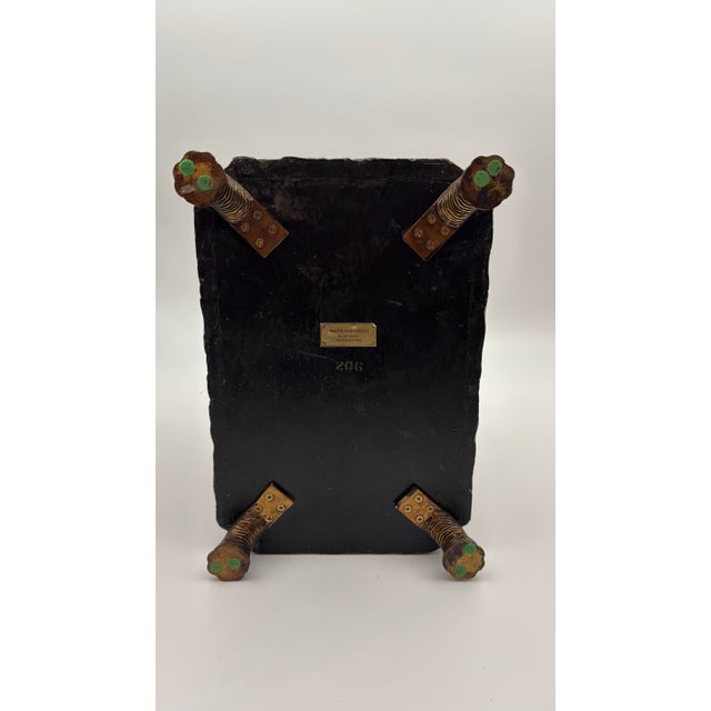 Hollywood Regency Vintage Maitland-Smith Decorative Elephant Hinged Box/Chest, Handmade in the Philippines. For Sale - Image 3 of 8