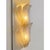 Contemporary Venetian Amber Graniglia Leaf Murano Glass Wall Sconces by Simoeng, Set of 2 For Sale - Image 3 of 6