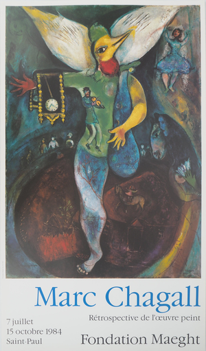 Le Jongleur Poster after Marc Chagall