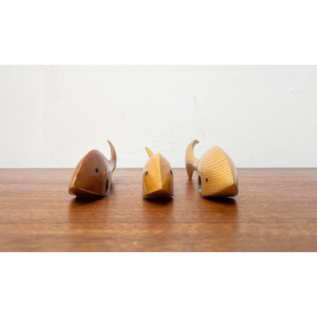 Mid-Century Wooden Fish Bottle Openers, 1960s, Set of 3 For Sale - Image 15 of 17