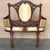 Yellow Pair of Art Nouveau Large Armchairs in Walnut For Sale - Image 8 of 9