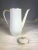 Mid-Century Modern Mid-Century German White Porcelain Coffee Pot For Sale - Image 3 of 9