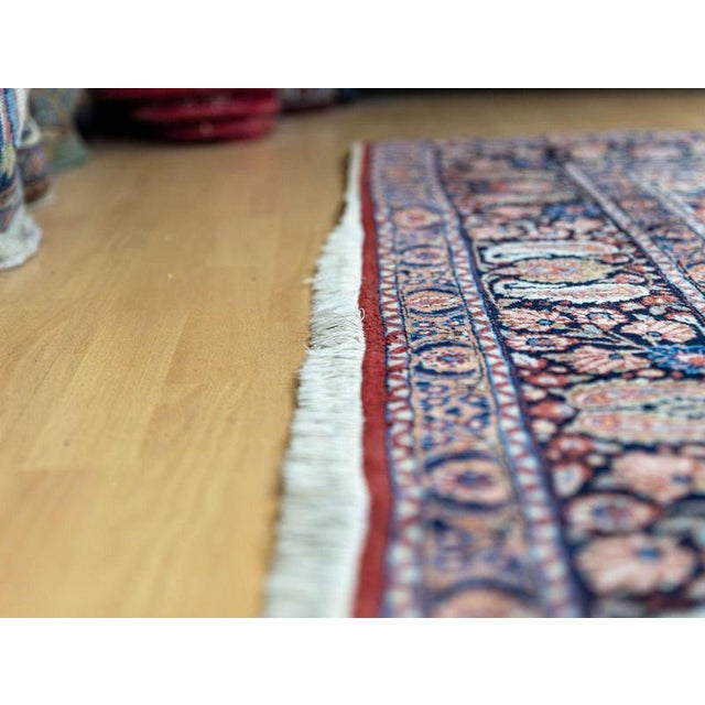 Historic Hand-Knotted Mashhad Rug For Sale - Image 14 of 18
