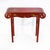 Vintage Chinese Red Lacquer Console Table With Gilt Landscape Scenery and Scroll Ends For Sale - Image 18 of 18