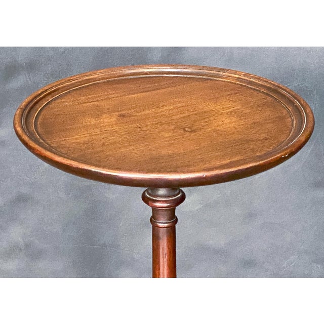 Traditional English Wine or Cocktail Table of Mahogany From the Edwardian Era For Sale - Image 3 of 10