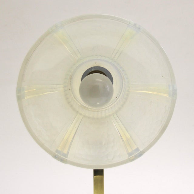 Metal Large French Art Deco Wall Light from Ezan, 1930s For Sale - Image 7 of 18