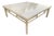 McGuire Furniture Vintage Mid Century Modern Bamboo Limestone Coffee Cocktail Table For Sale