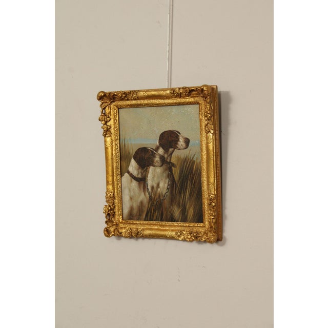 Traditional Chelsea House Decorative Framed Painting, 'Pointers' For Sale - Image 3 of 12