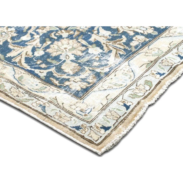 Transitional 1950s Persian Kerman Rug For Sale - Image 3 of 7