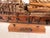 Finely detailed early 20th-century French model of the frigate La Flore, hand-constructed in wood and presented fully...