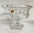 1950's Art Deco Crystal Pedestal Centerpiece Bowl For Sale - Image 9 of 12
