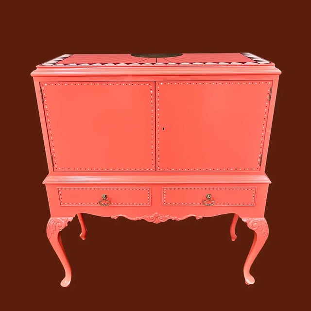 Sunny Side Up Upcycled Cabinet For Sale - Image 5 of 7