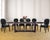 A striking modern Art Deco style extending dining table designed by Dakota Jackson. The "Grand" dining table features two...