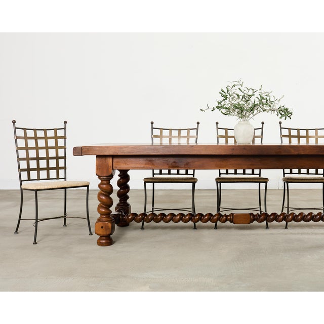 Iconic set of four Amalfi patio and garden dining chairs made in the manner and style of Mario Papperzini by Charleston...