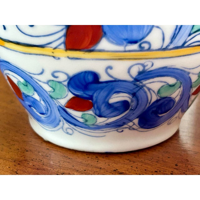 Gemstone Chinoiserie Floral and Bird Vase For Sale - Image 7 of 10
