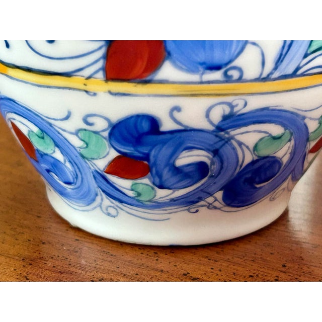 Ceramic Mid 20th Century Chinoiserie Porcelain Vase For Sale - Image 7 of 10