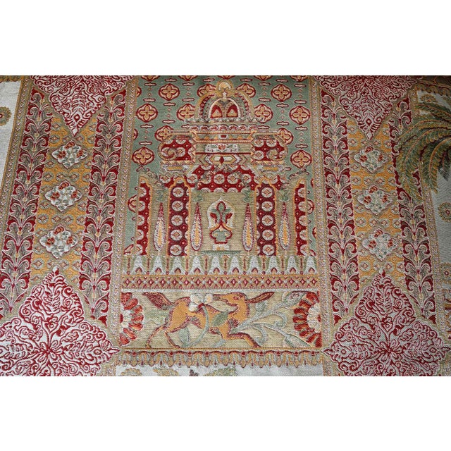 Vintage Sofa With Bohemian Style Upholstery For Sale - Image 4 of 9