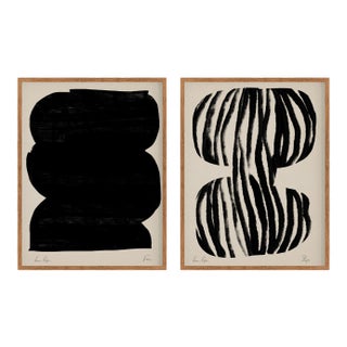 Contemporary Minimalist Abstract Giclee Prints - A Pair For Sale