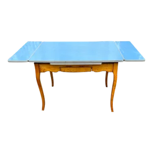 French Country Modern Draw-Leaf Dining Table