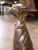 Decorate an entry, library, study, or covered gallery with this elegant vintage Italian greyhound sculpture. Hand carved...