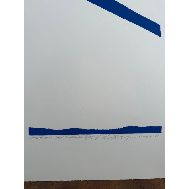 Mid 20th Century Adjacent Yunkers “Beginn I : Hours Concours” 1966 Artist Proof Abstract Modern Print For Sale - Image 5 of 8