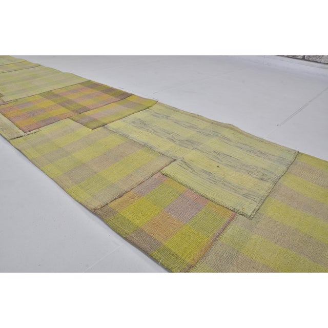 1960s Vintage Anatolian Decorative Kilim Runner For Sale - Image 5 of 10
