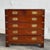 Mid-Century Modern British Mahogany Military Chest, Early 1900s For Sale - Image 3 of 15