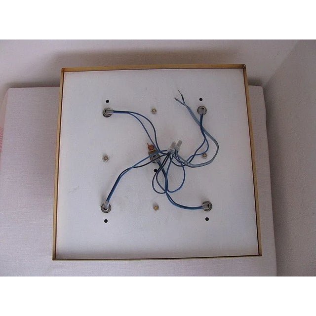 Gold and Crystal Glass Sconce, 1960s For Sale - Image 14 of 18