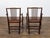Wood Pair of English Early 19th Century Plank Seat Chairs with Scrolling Arms For Sale - Image 7 of 12