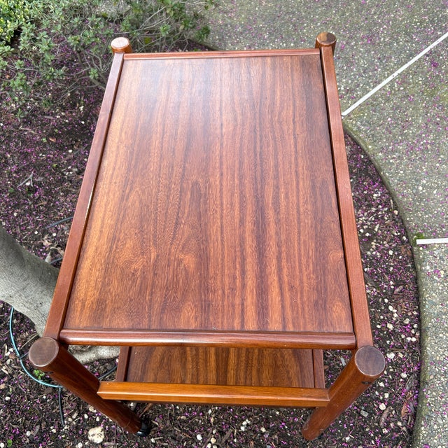 1970s Michel Arnoult Design Mid Century Modern Bar Cart For Sale - Image 4 of 10