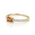 Brighten your style with this radiant citrine solitaire ring designed to catch the light with pure warmth. The horizontal...