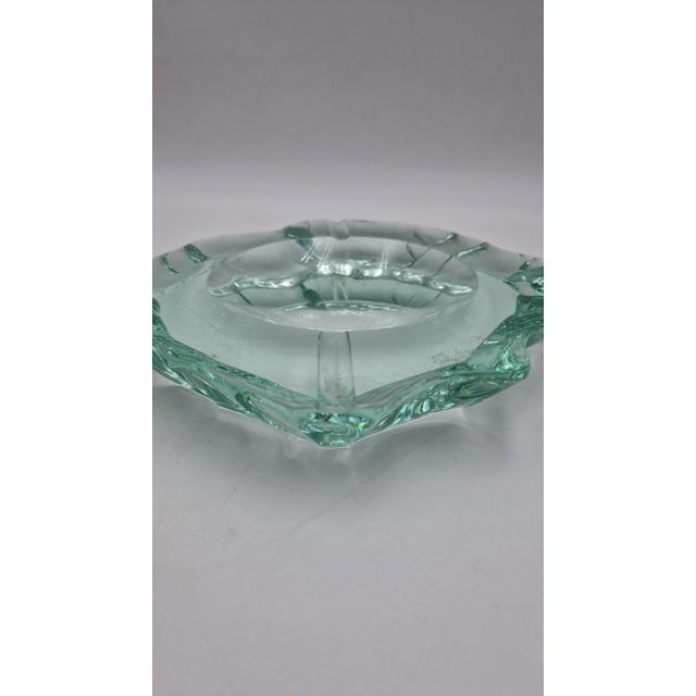 Ashtray in Chiselled Cut Crystal by Pietro Chiesa for Erwin Burger, 1950s For Sale - Image 10 of 11