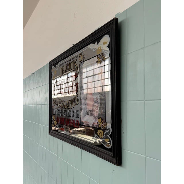 1980s Vintage Coca Cola Advertising Mirror, 1980s For Sale - Image 5 of 16