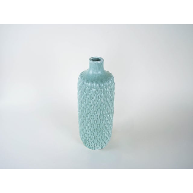 1960s Italian Mint Green Ceramic Vase, 1960s For Sale - Image 5 of 9