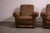 Brown Mickey Chairs in Nabuk Camel Leather by Baxter, 1998, Set of 2 For Sale - Image 8 of 14