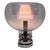 Hand Blown Glass and Chrome Table Lamp by Toni Zuccheri, 1970s For Sale - Image 9 of 9