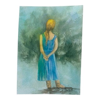 “After the Rain” Original Watercolor on Paper by Nancy Smith For Sale