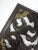 Shabby Chic Large Asian Hand Carved Dark Brown Wood Wall Panel / Wall Hanging With Gold Flowers For Sale - Image 3 of 5