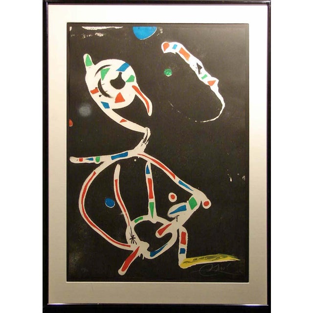 "La Traca" No.88 Color Etching and Aquatint by Joan Miro Hand Signed by the Artist Edition Number: 26/30 Image size : 34"...