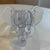 Charming Crystal elephant candy or trinket dish. Marked on bottom of foot, Vannes.