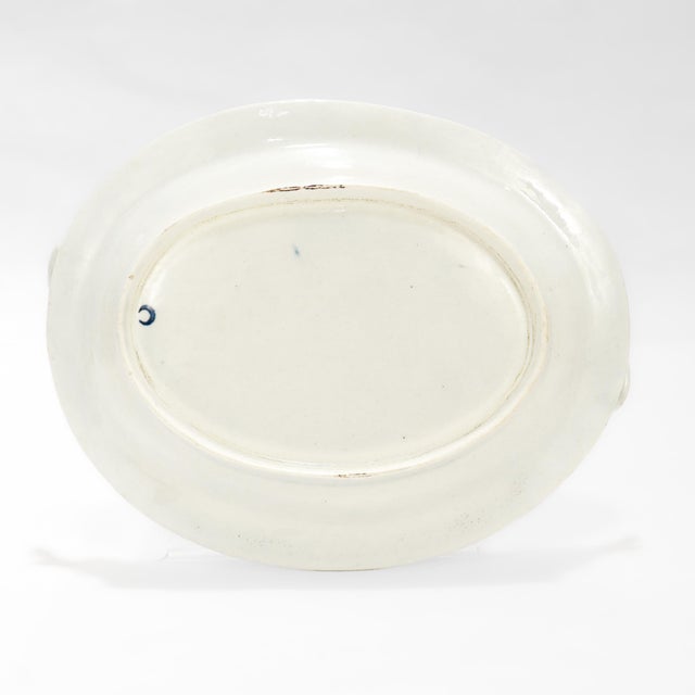 Ceramic Antique 18th C. Dr. Wall Worcester Porcelain Covered Butter Dish & Underplate For Sale - Image 7 of 18