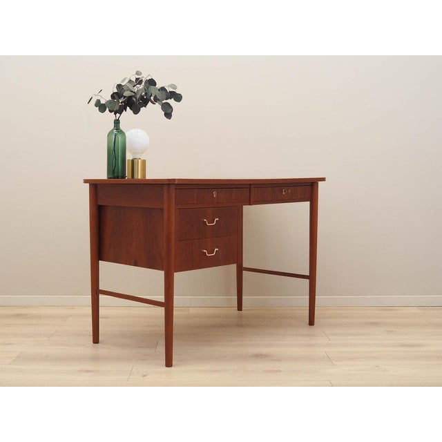 1960s Danish Teak Desk, 1960s For Sale - Image 5 of 15