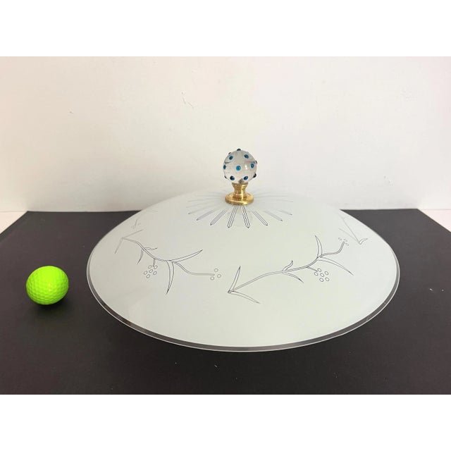 Modern Sunburst & Branches Flush Light For Sale - Image 11 of 18