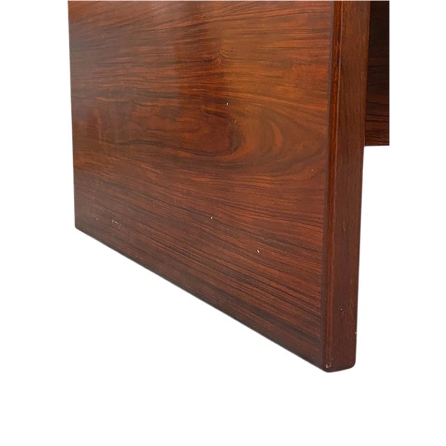 Brown Mid 20th Century Danish Rosewood Executive Desk For Sale - Image 8 of 14