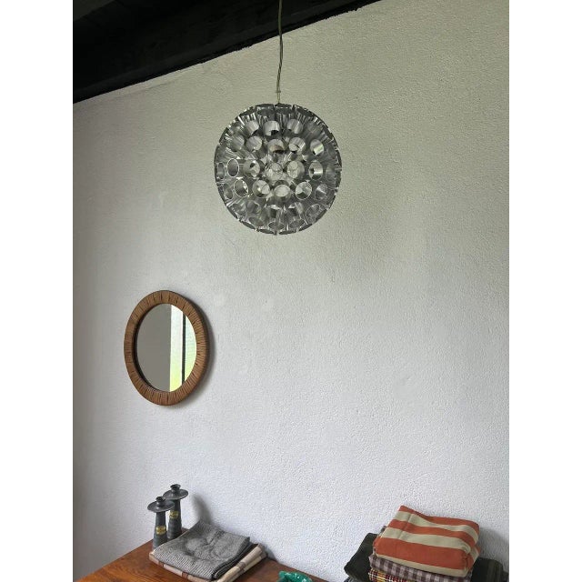 1970s Space Age Aluminum Pendant Light, 1970s For Sale - Image 5 of 11